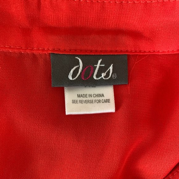 DOTS Hi-Low Blouse - Picture 3 of 4